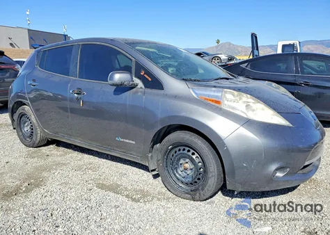 2016 Nissan Leaf S z USA, uszkodzony, nr VIN 1N4AZ0CP5GC302479